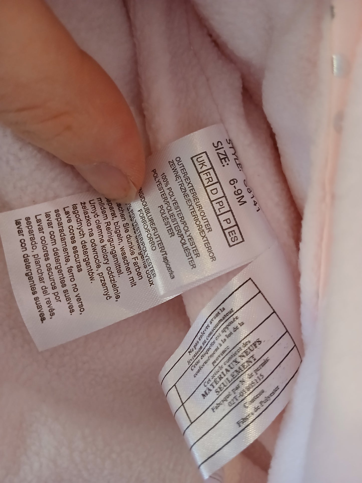 Rock a Bye Baby Snow Suit Age 6-9 Months