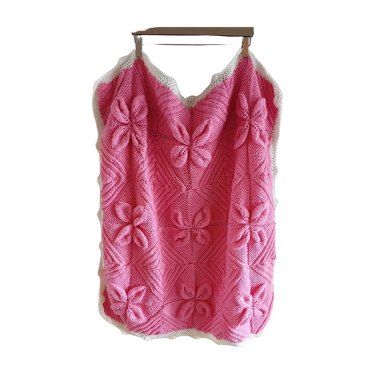 Handmade Baby Blanket Approximately 78cmx78cm