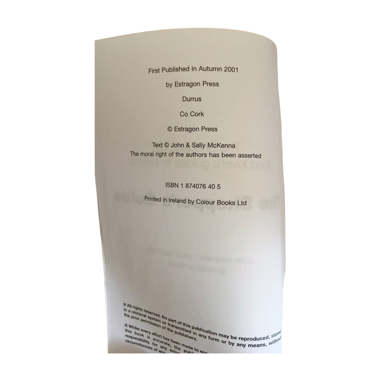 The Bridgestone Food Lover's Guides To Ireland - The Shopper's Guide