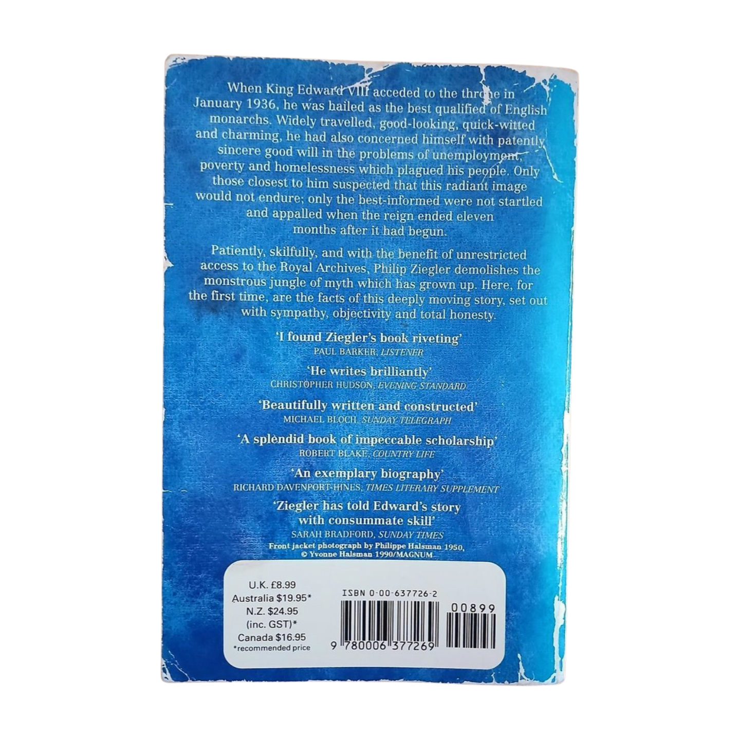 King Edward VIII by Philip Ziegler