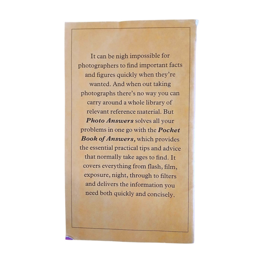 The Pocket Book Of Answers -Photography
