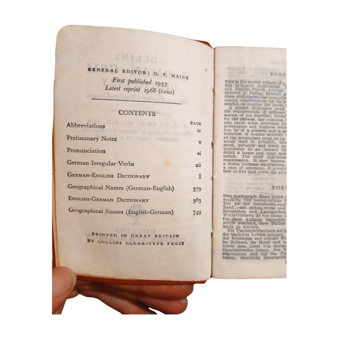 Collins Deutsch-Englisch/English-German Dictionary