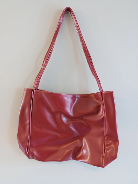 Red Shiny Handbag