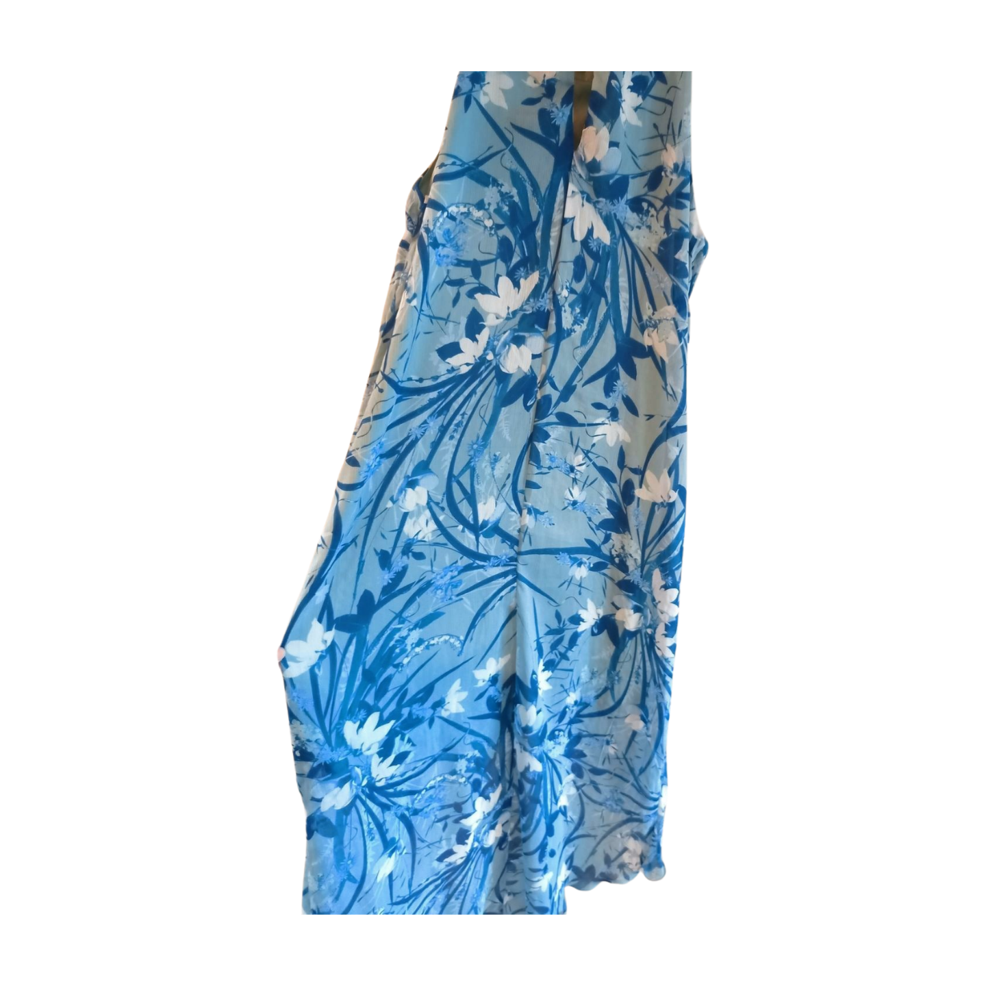 Kate and Lily Blue Floral Summer Dress Size 12