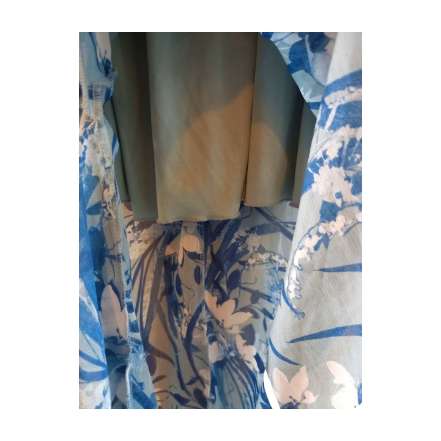 Kate and Lily Blue Floral Summer Dress Size 12