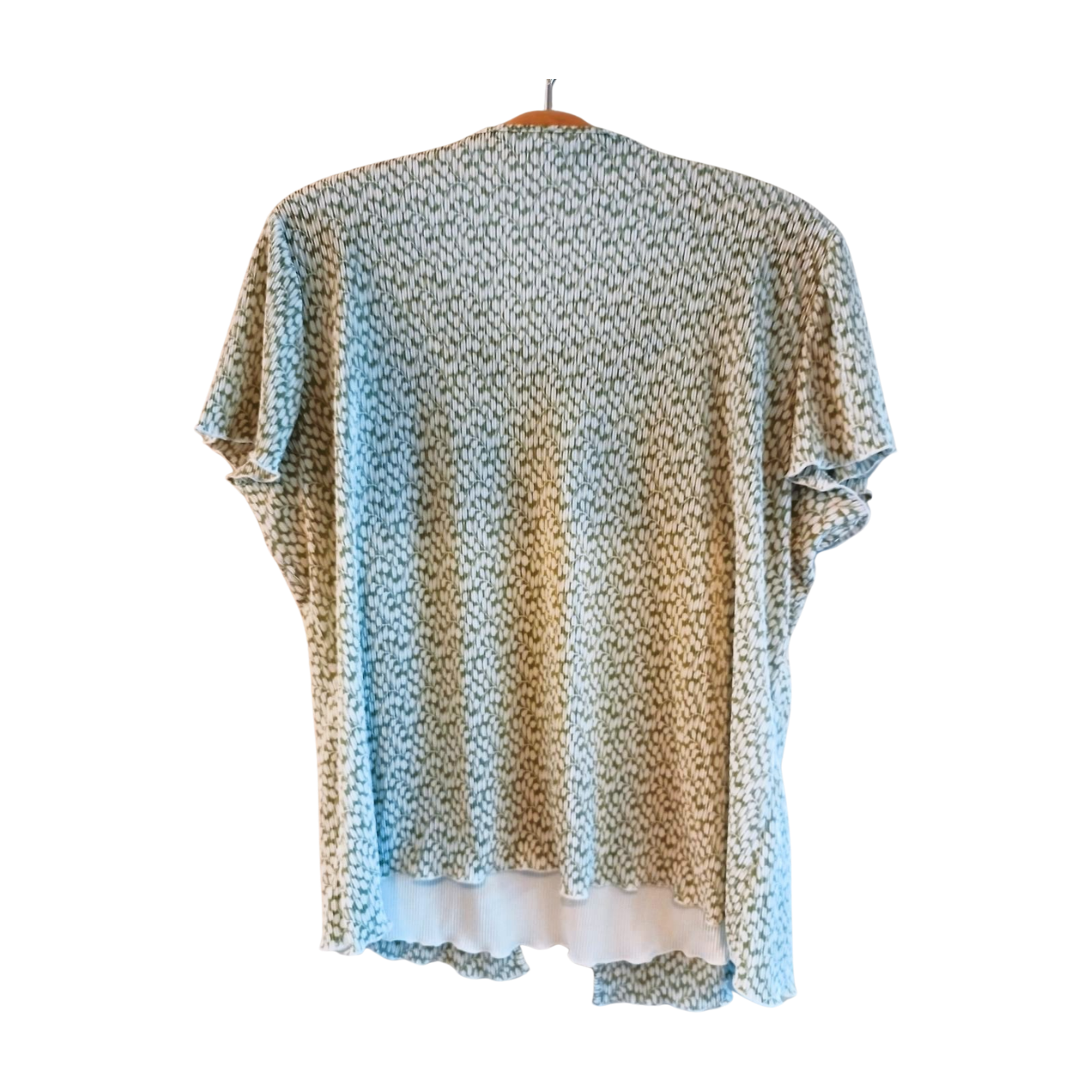 Bon Marche Green and White Blouse Size 22