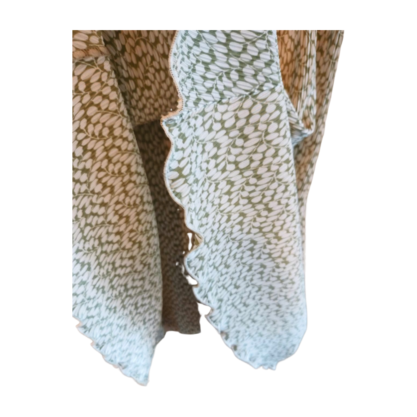 Bon Marche Green and White Skirt Size 22