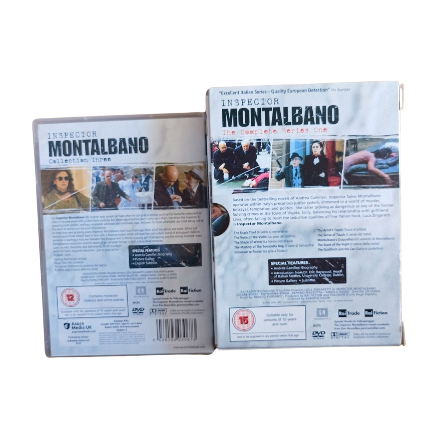 Inspector Montalbano DVDS "Collections 1&2&3"