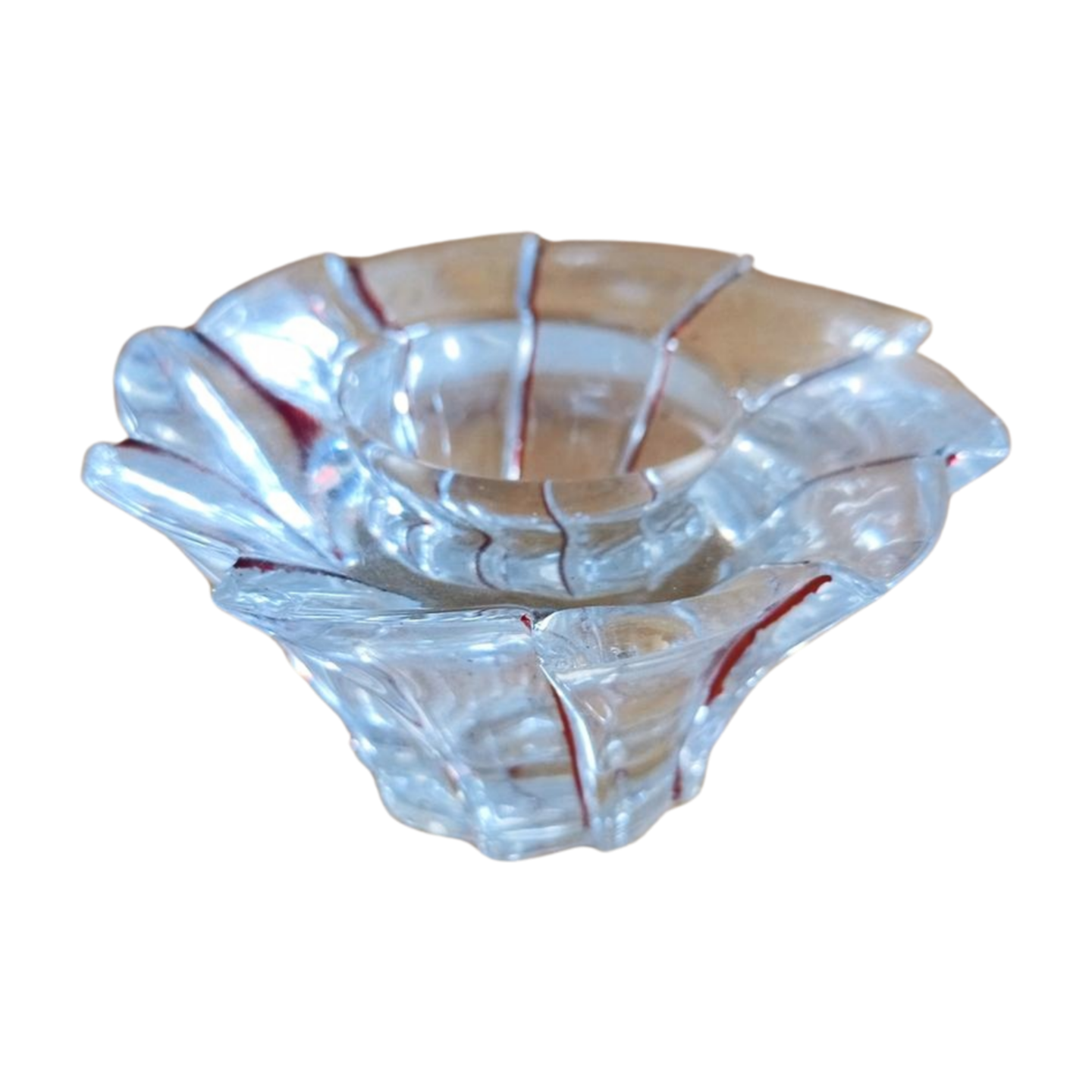 Crystal Glass Tealight Candle Holder