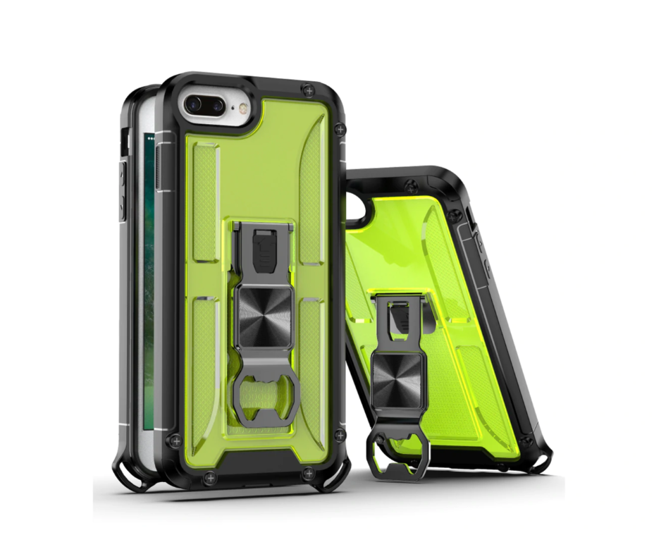 Brand New iPhone 8+ Case with Kickstand Bottle Opener, Magnetic Car Mount