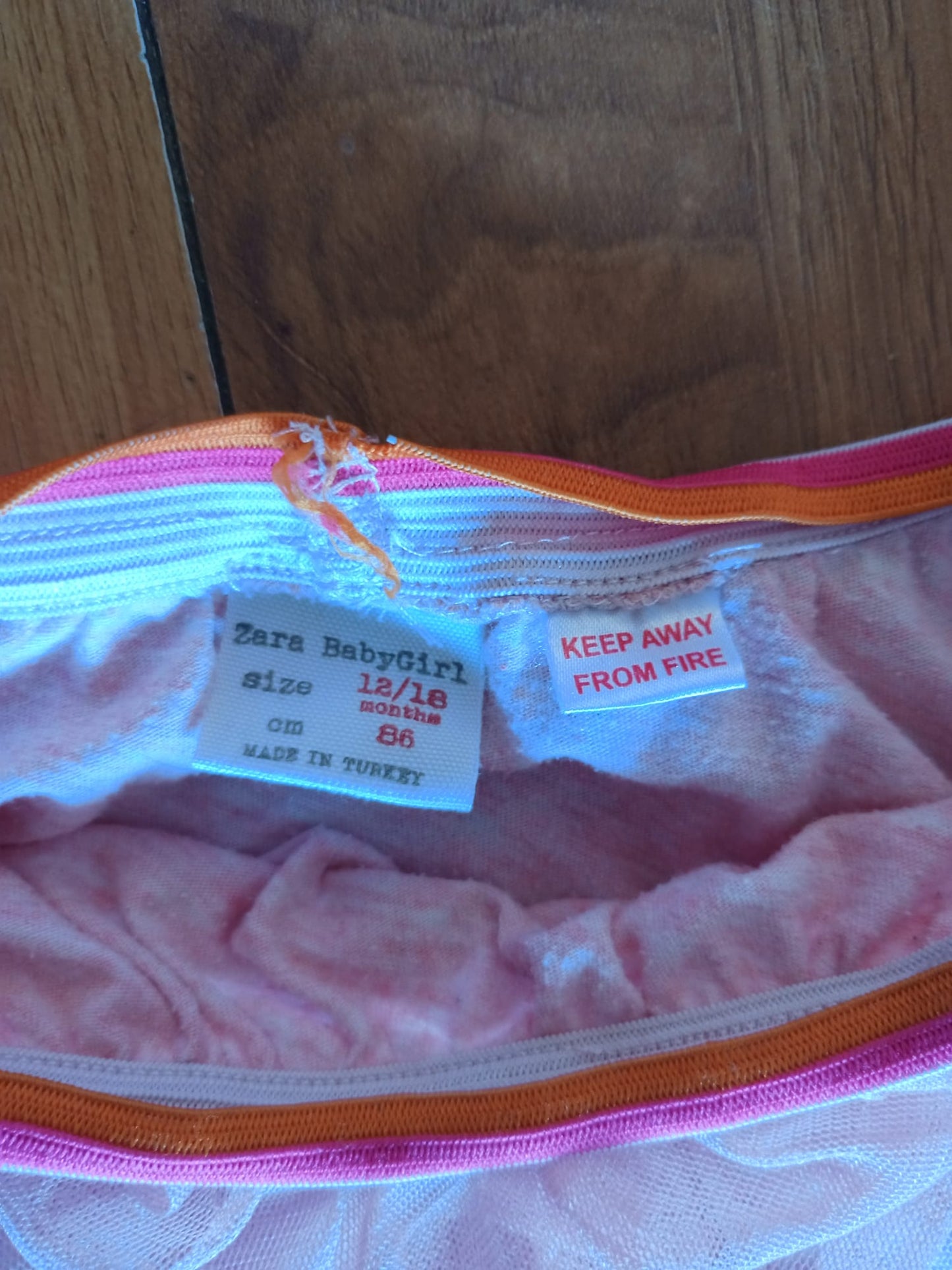 Zara 12-18 month tulle tutu skirt