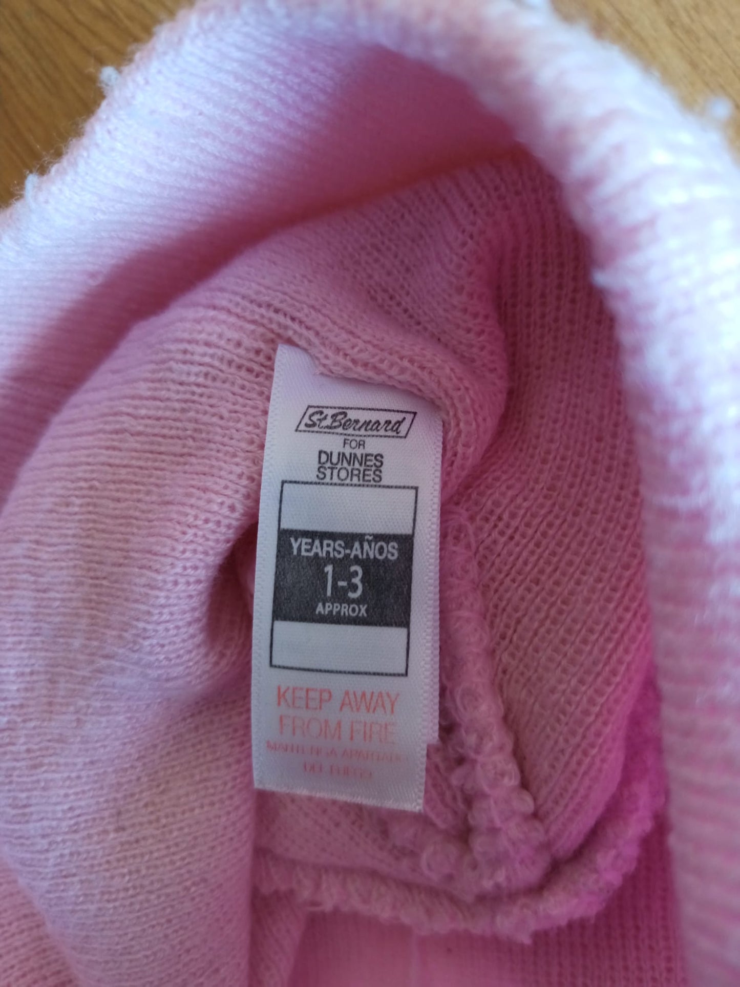 Dunnes Pink Hat age 1-3