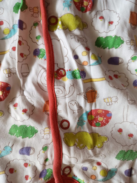 Mothercare Babygrow Sleepsuit Age 0-3 Months