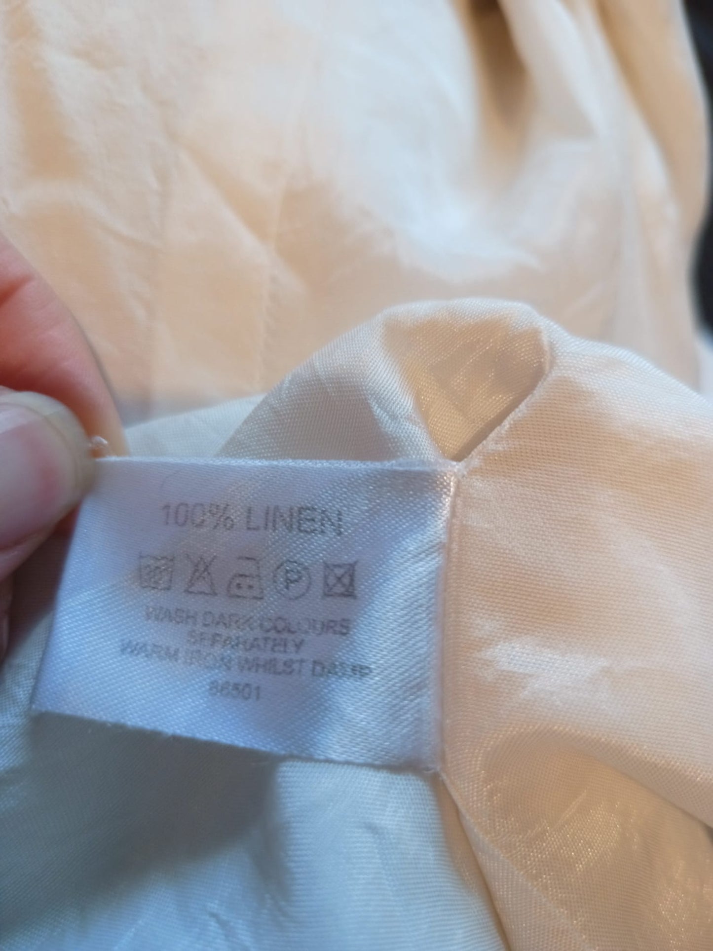 Penneys 100% Linen White Blazer Jacket Size 10