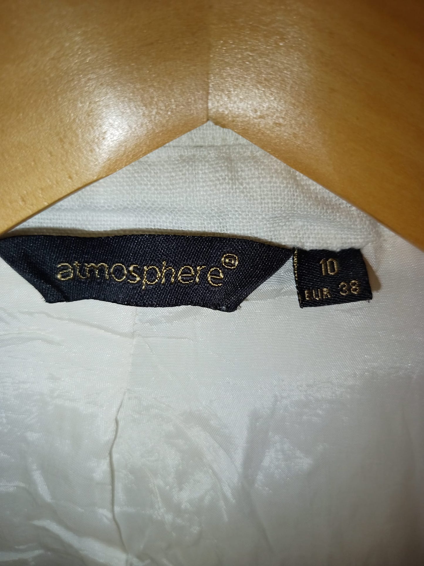 Penneys 100% Linen White Blazer Jacket Size 10