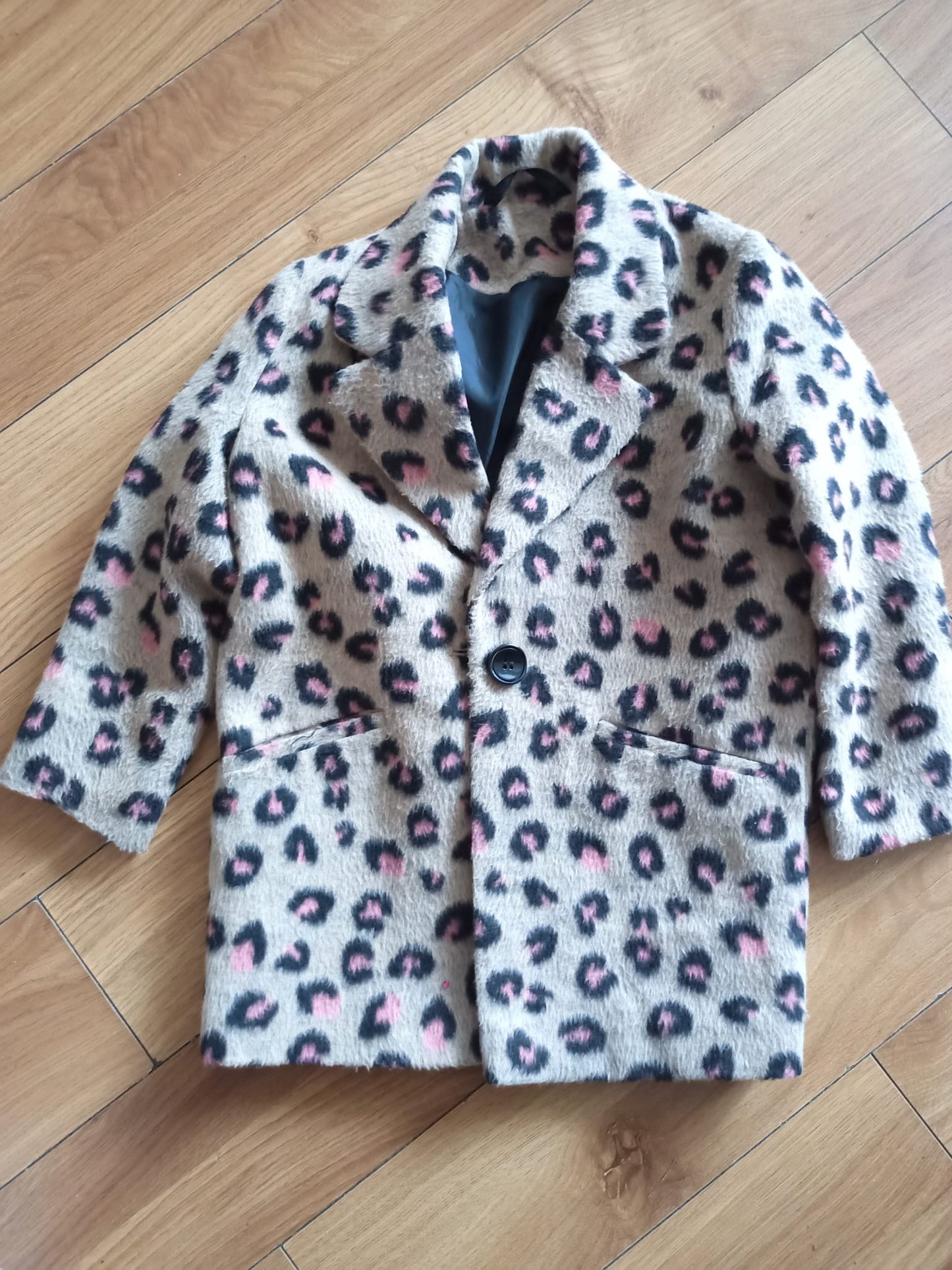 Dunnes Leopard Print Coat Age 5