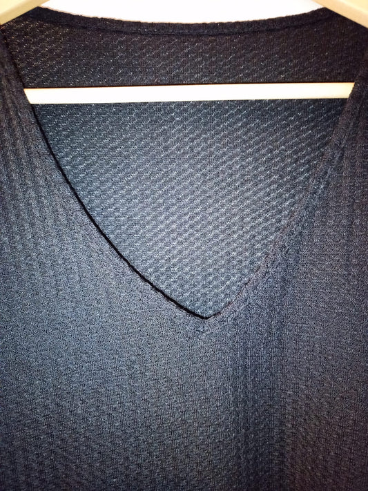 Shein Knit Top with Lace Sleeve Detail Size L