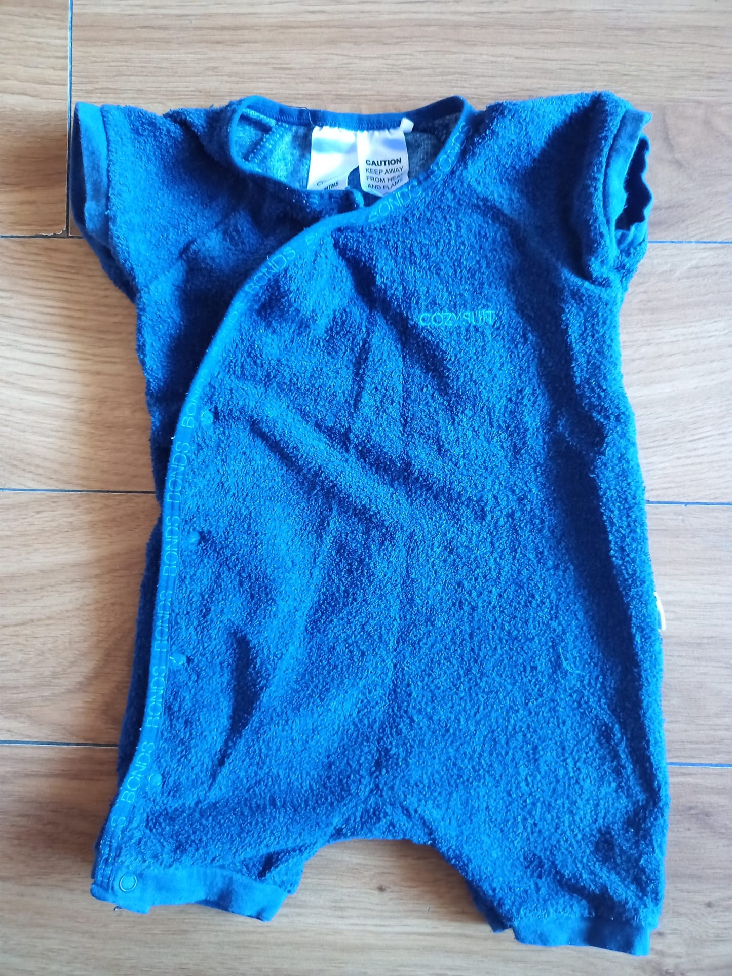 Cozysuit Towelling Material Age 3-6 months