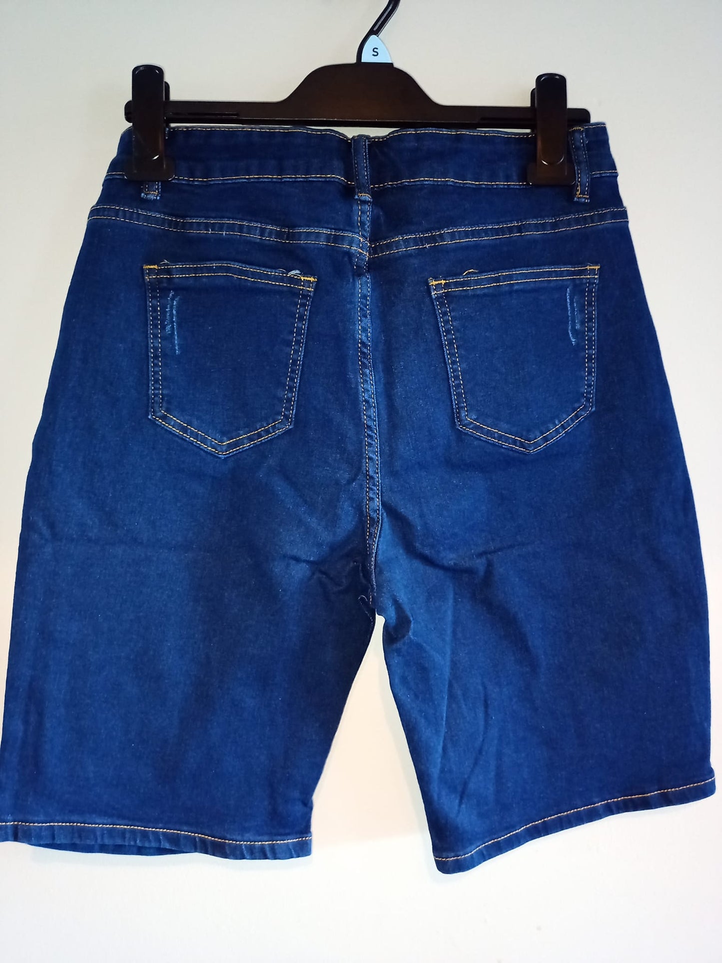 Shein Brand New Navy Blue Denim Shorts Size 12/14