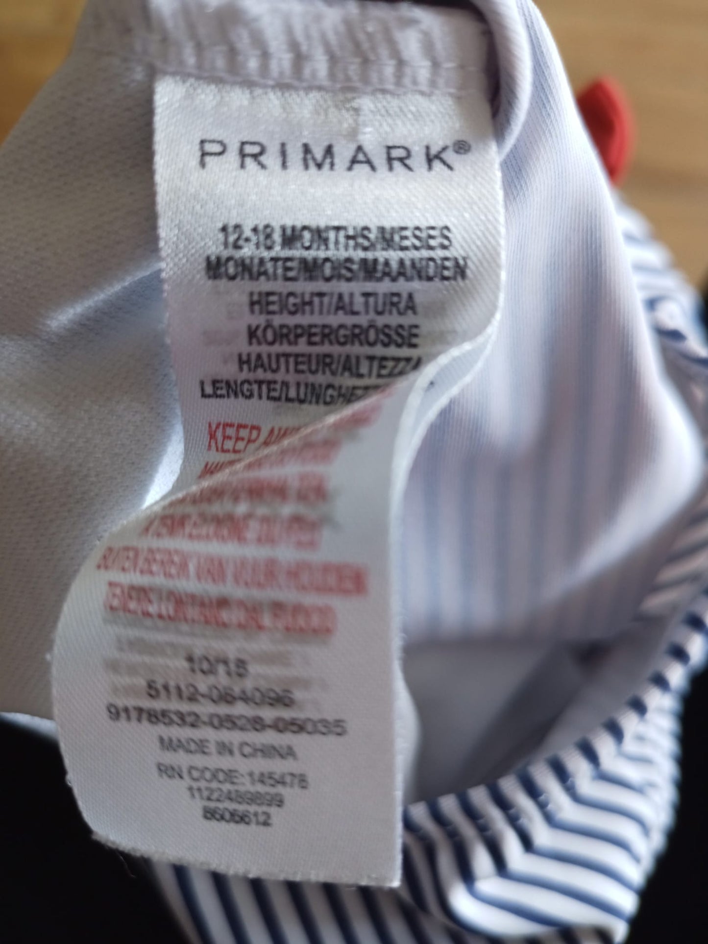 Penneys Swimming Costume Age 12-18 months