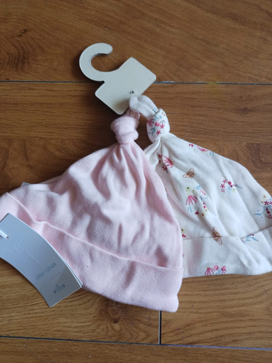 Leigh Tucker Brand New With Tags Baby Hats Age 6-12 months