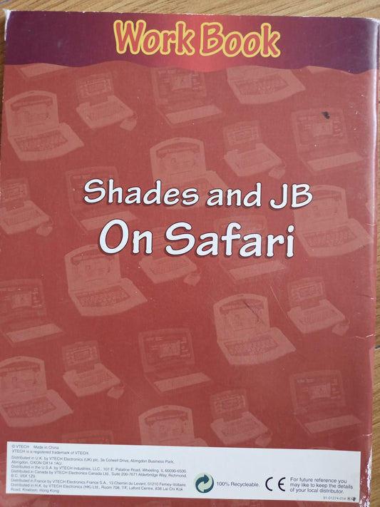 V-Tech Shades and JB On Safari Workbook