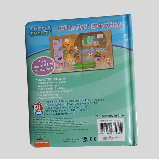 Bubble Guppies Look and Find Board Book