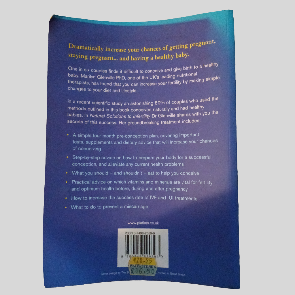 Natural Solutions to Infertility by Marilyn Glenville