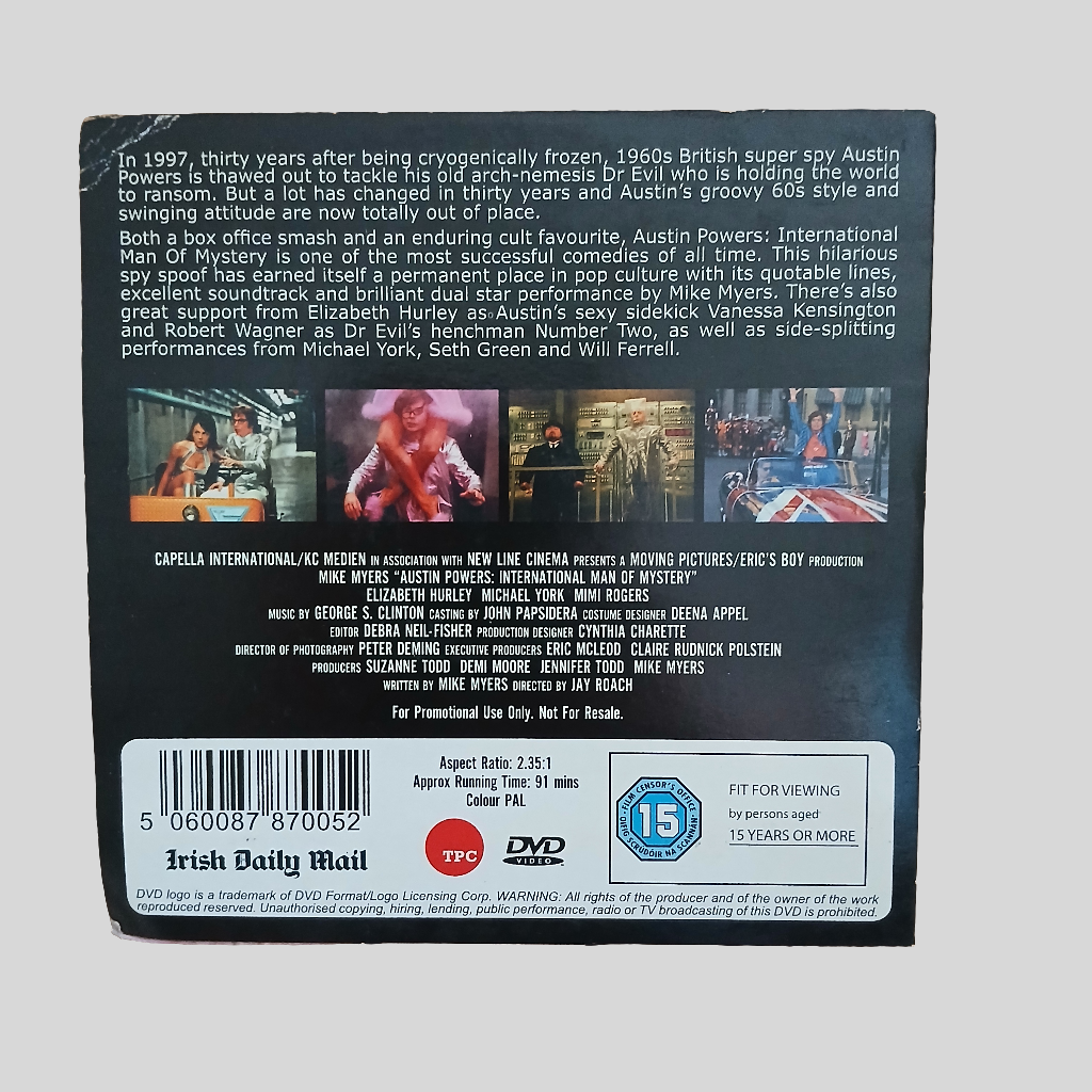 Austin Powers - International Man of Mystery DVD