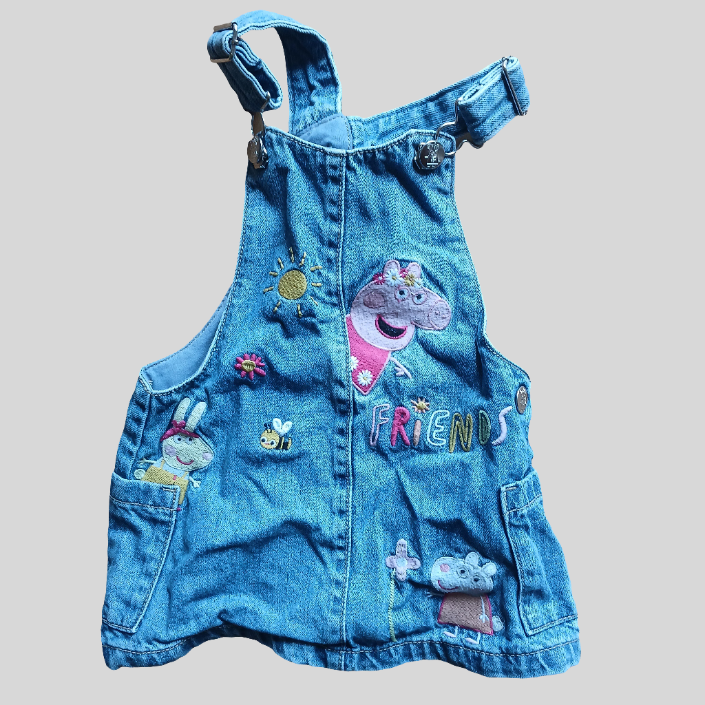 Peppa Pig Denim Dress Age 12-18 months