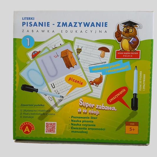 Polish Educational Writing Erasing Letter Writing Tracing