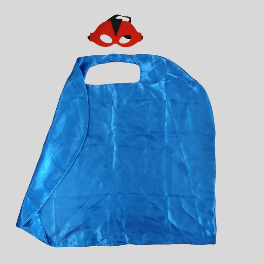 Superhero Cape and Mask Costume Set Approx for Age 3-6