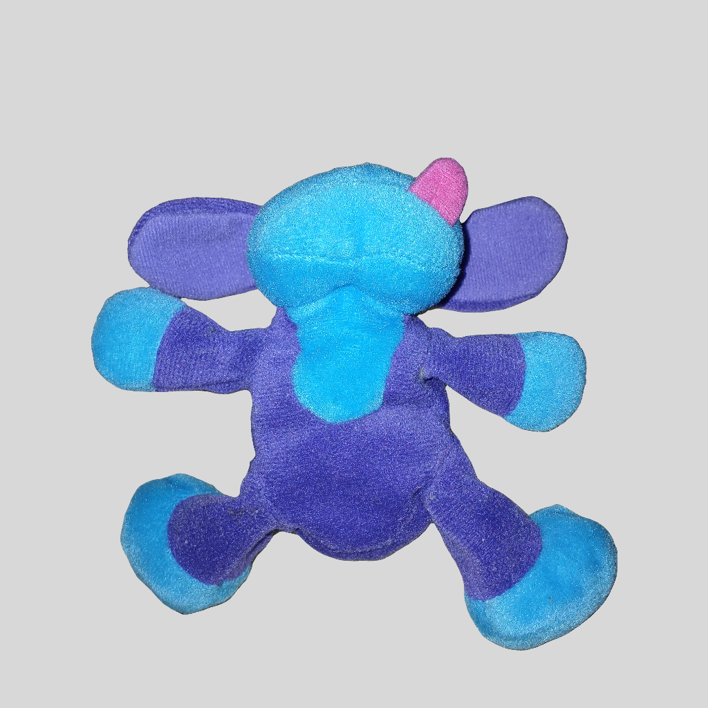Purple and Blue Soft Dog Toy