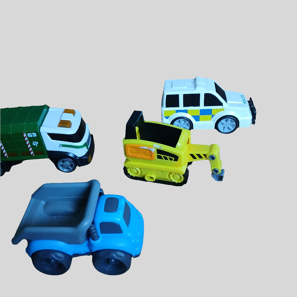 Selection of 5 Plastic Vehicles