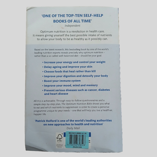 The Optimum Nutrition Bible by Patrick Holford - 2004