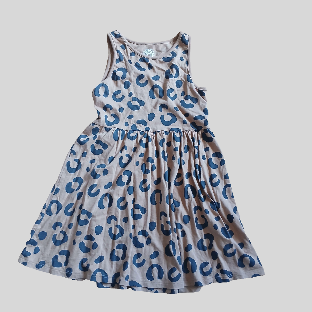 F&F Leopard Print Dress Age 9-10