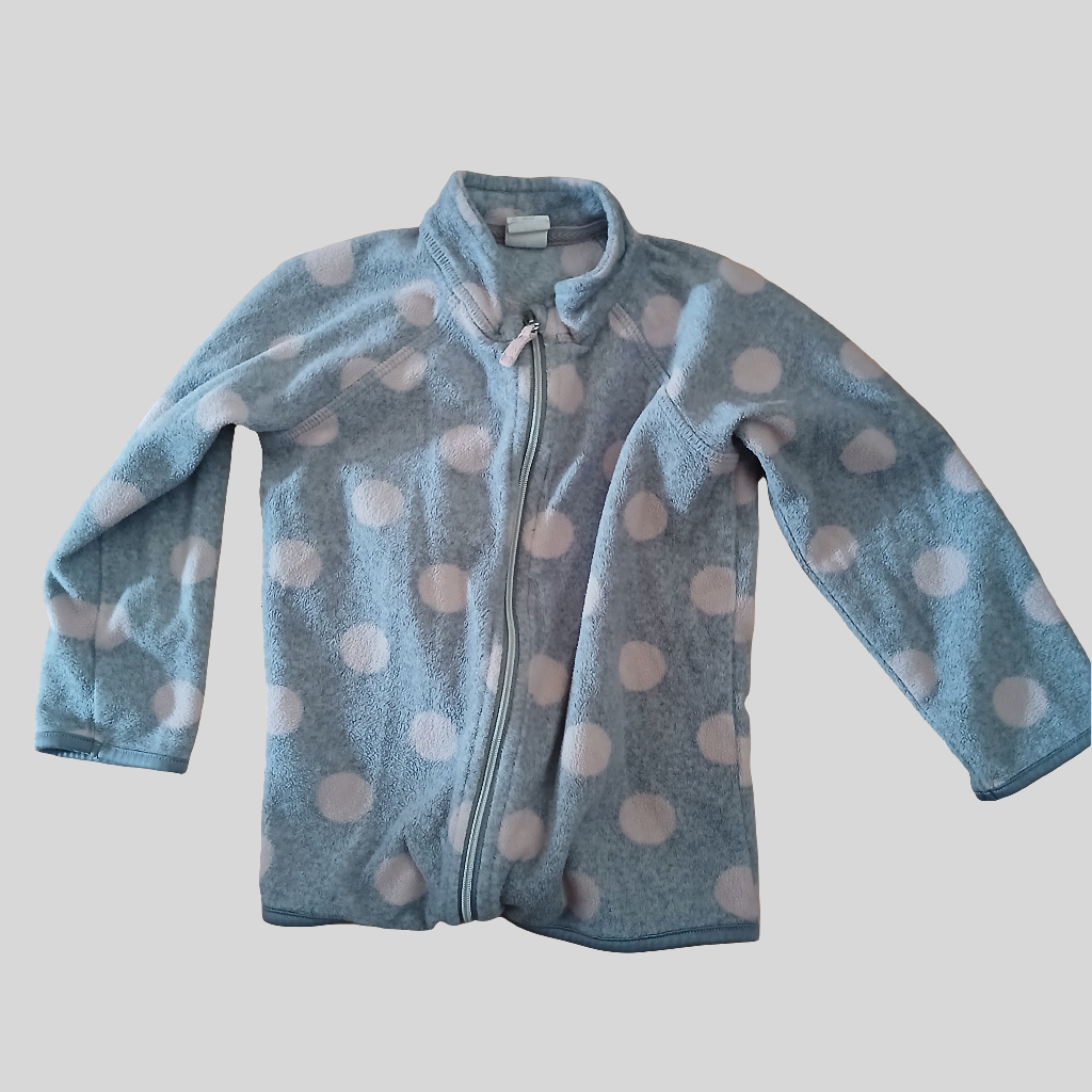 H&M Polka Dot Fleece Age 18-24 months