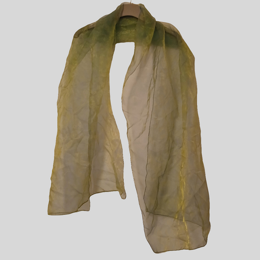 Green Shimmery Scarf