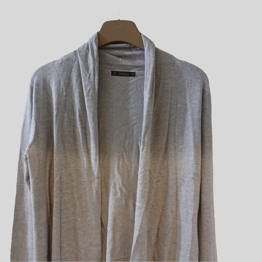 Dunnes Grey Cardigan Size Medium