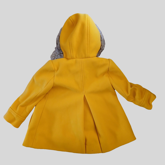 Dunnes Yellow Coat Age 2-3