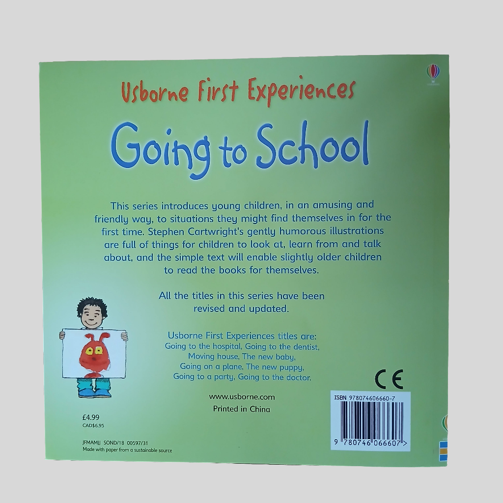 Usborne First Experiences: Going to School