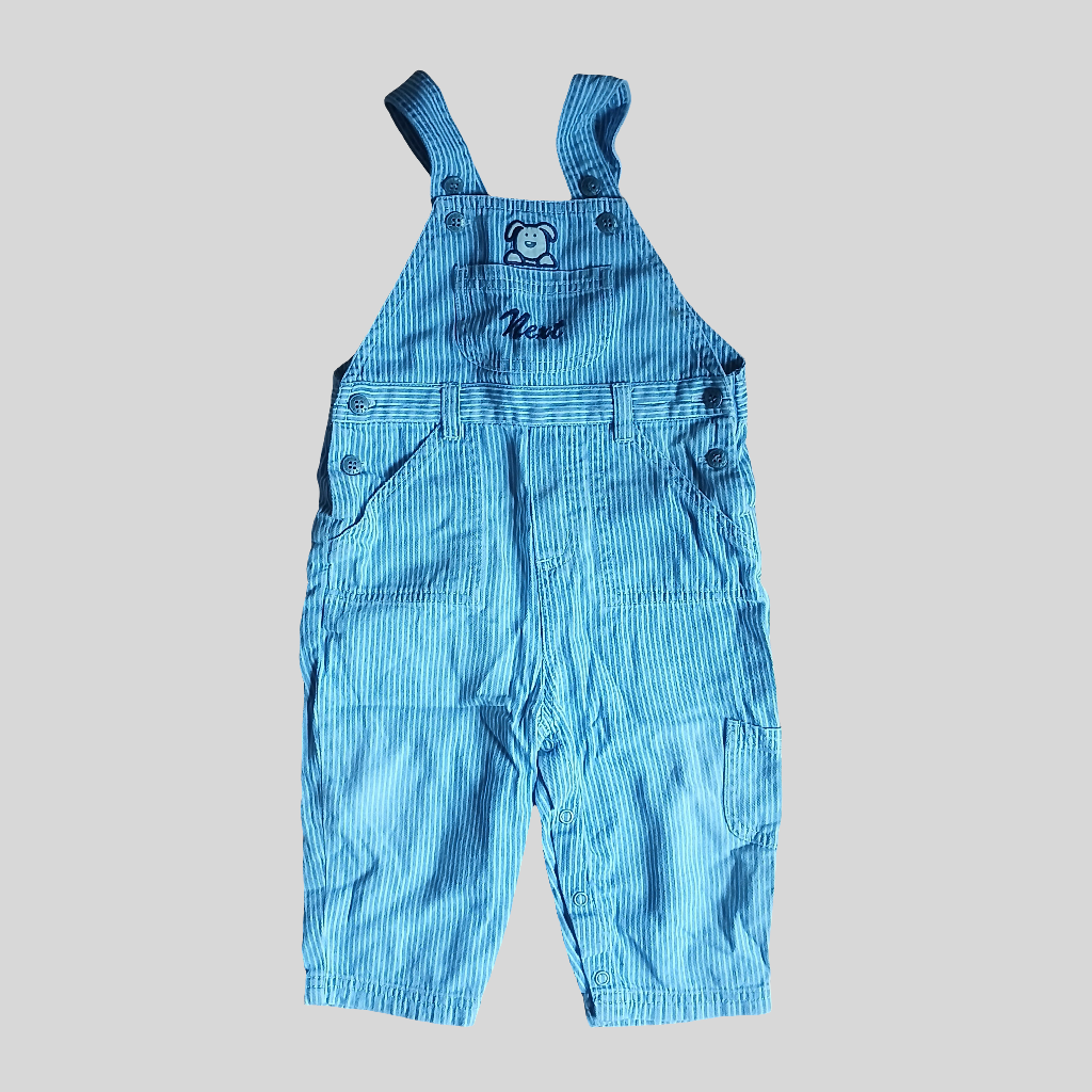 Next Blue Dungarees Age 9-12 months