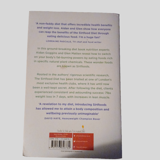 The Sirt Food Diet by Aidan Goggins & Glen Matten