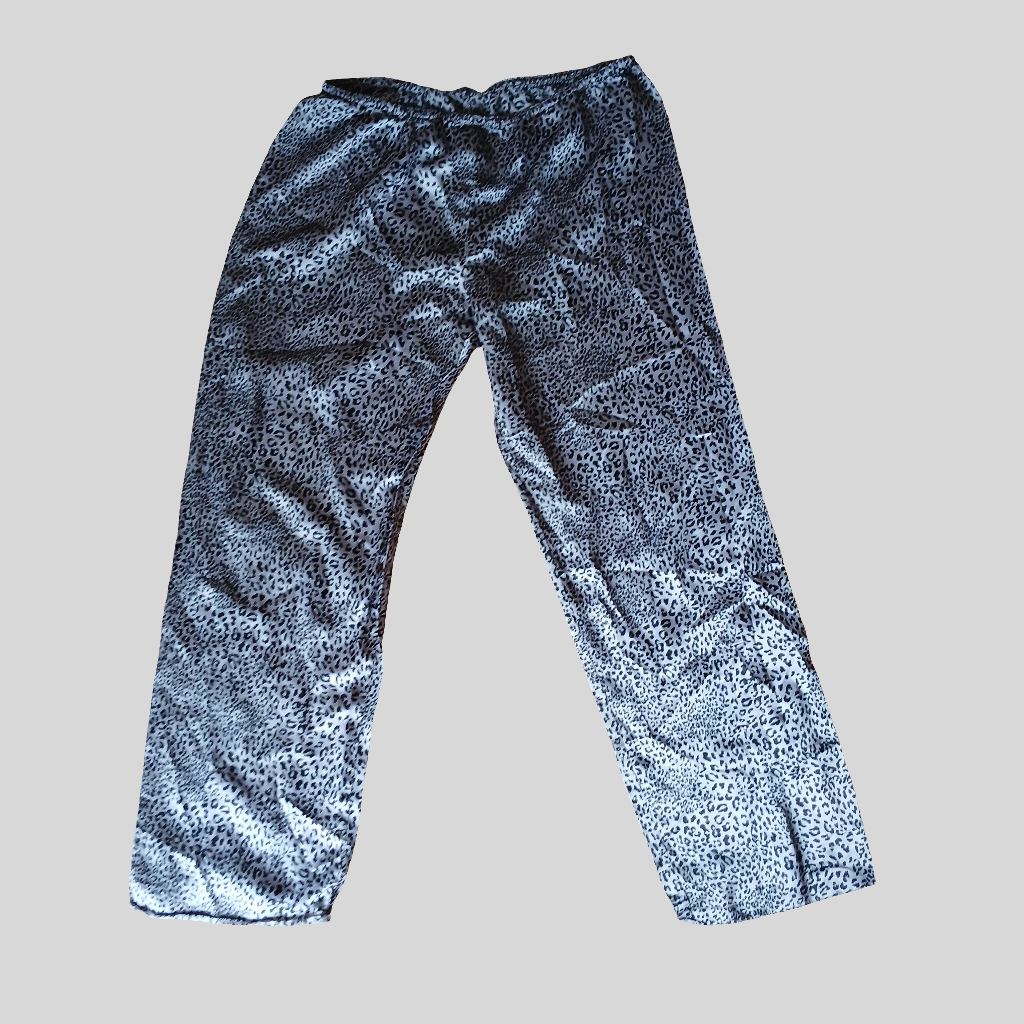 La Belle Femme Leopard Print Pyjama Bottoms Size 10/12