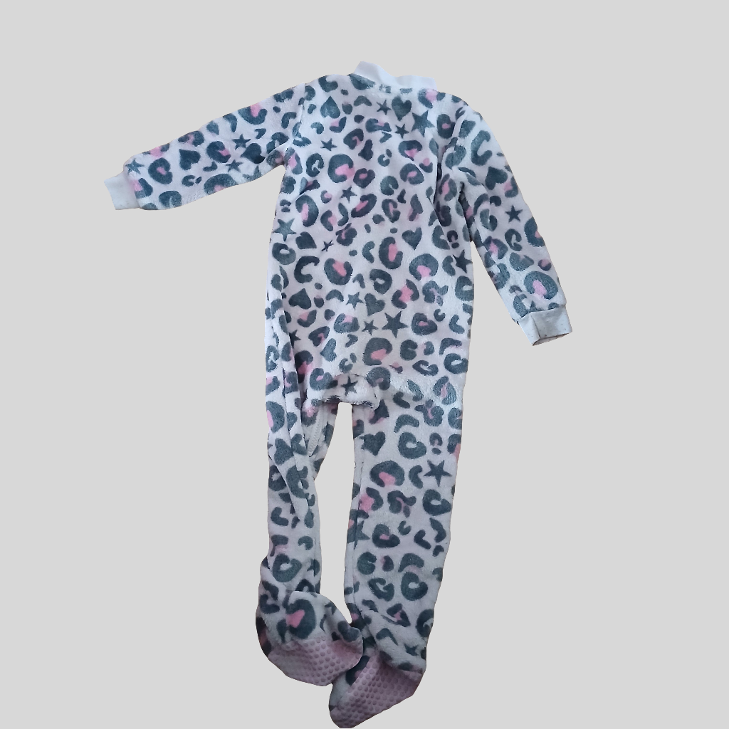 Dunnes Leopard Print Onesie Age 2-3