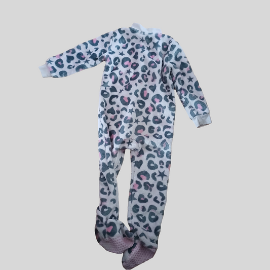 Dunnes Leopard Print Onesie Age 2-3