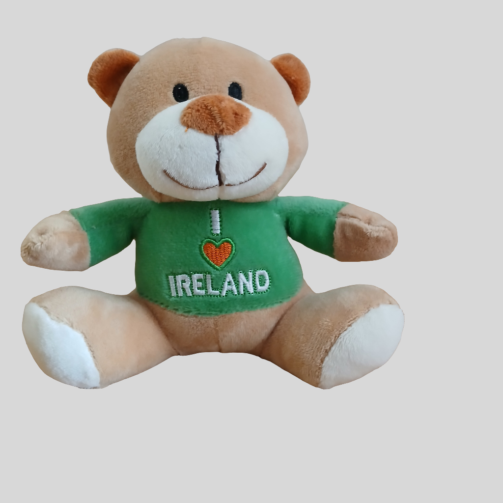 Small I Love Ireland Soft Toy Bear