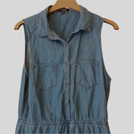 "Thinner" Denim Dress Approx Size S/M