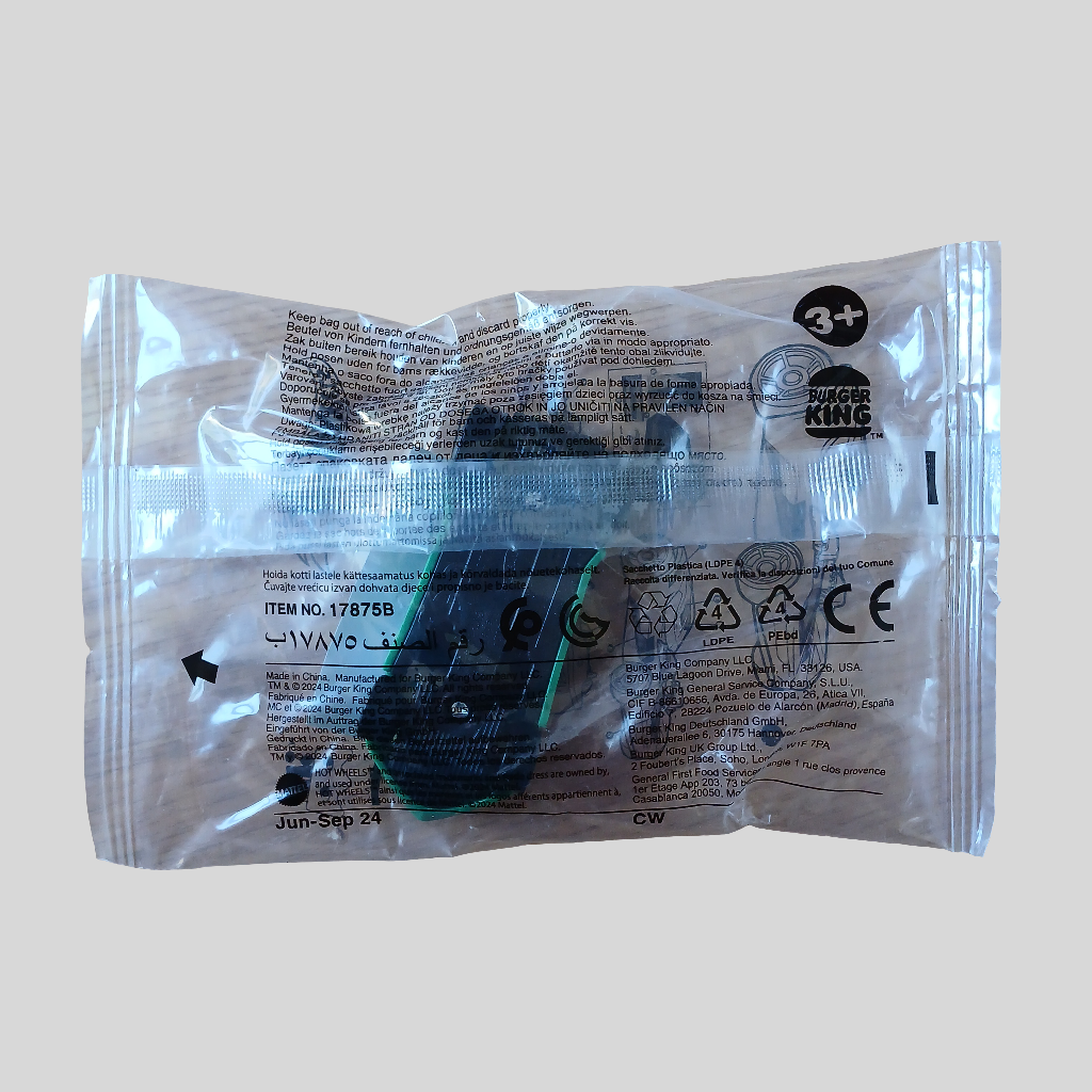 Hot Wheels Burger King Toy