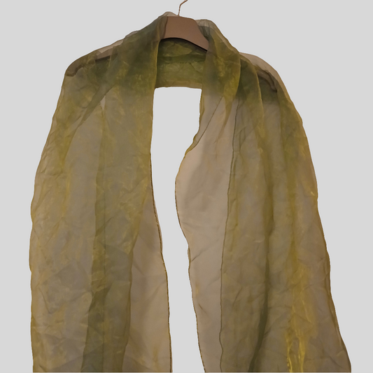 Green Shimmery Scarf